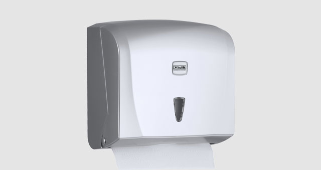 C-V Folded Paper Towel Dispenser Capacity 300  (Metallic)