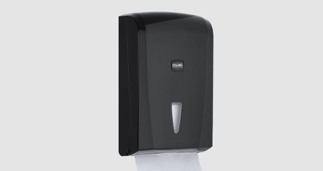 C-V Folded Paper Towel Dispenser Capacity 600  (Black)