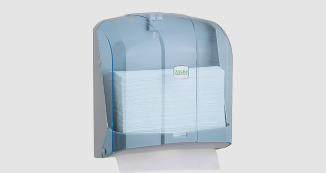 C-V Folded Paper Towel Dispenser Capacity 300 (Transparent)