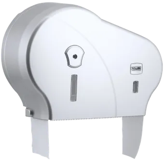 Double Mini Jumbo WC Paper Dispenser (Metallic)