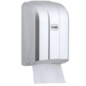 C - Z Folded Toilet Tissue Dispenser (Metallic)