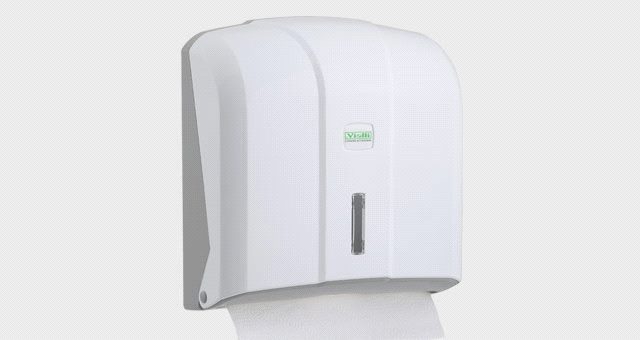 C-V Folded Paper Towel Dispenser Capacity 300 (White)