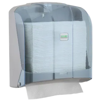 C-V Folded Paper Towel Dispenser Capacity 300 (Transparent)