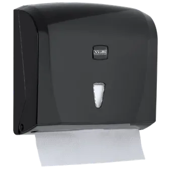 Z Folded Paper Towel Dispenser Capacity 200  (Black)