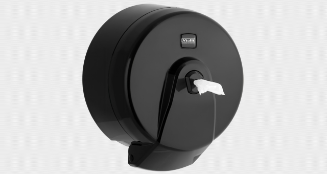 Nosepoint Toilet Tissue Dispensers (Black)