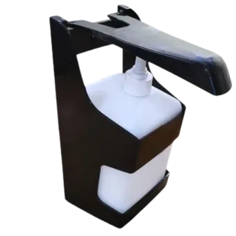 Flüssigseifenspender mit Armhebel 1000 ml (Schwarz)